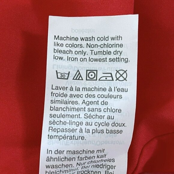 Madewell Ruffle-Strap Wrap Dress Metallic-Striped Prairie Posies Woman's Size 12 - Picture 6 of 6